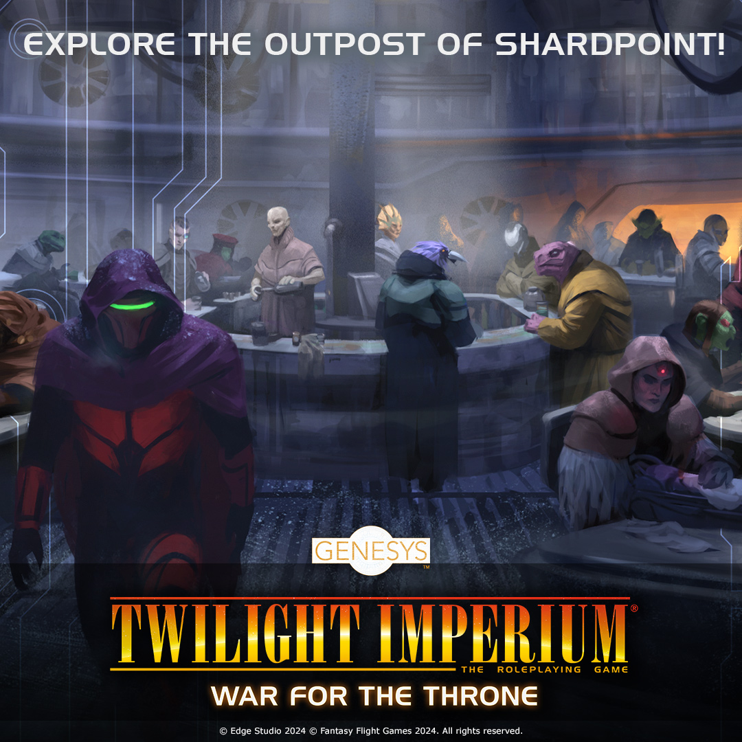 Shardpoint Outpost seems like a backwater community on a frozen world. So why are the Keleres interested in it?
Read the report here: bit.ly/3VBzqAW
Or find out the 12th of April in War for the Throne!
#TwilightImperium #Genesysrpg #ttrpg