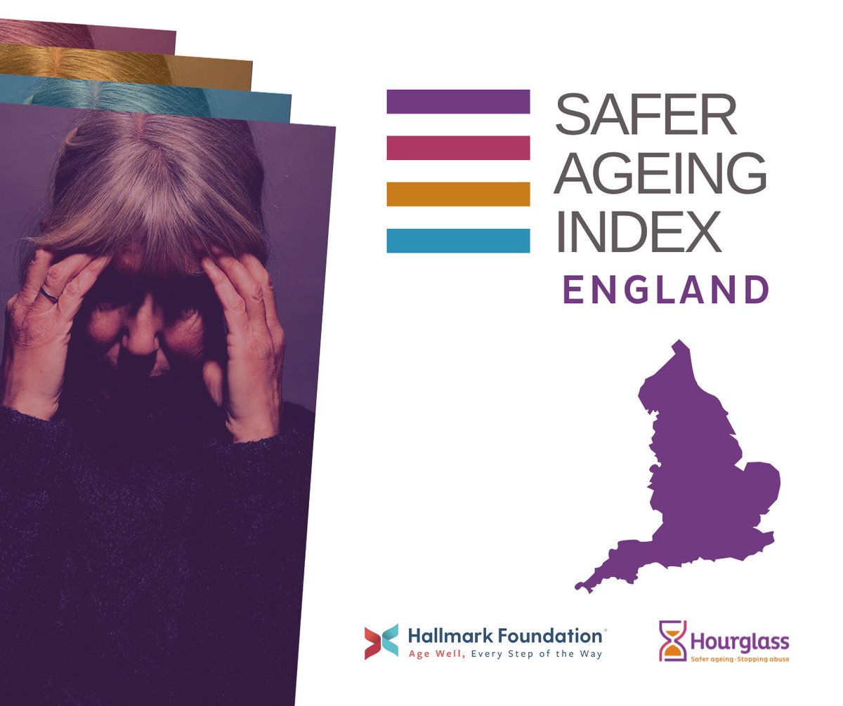 Today we’re proud to bring you our biggest research project yet, the #SaferAgeingIndex for England, funded by the @HallmarkFDN Here’s what we found about #SaferAgeing in England ⬇️(1/8) Read the full report here: wearehourglass.org/safer-ageing-i…