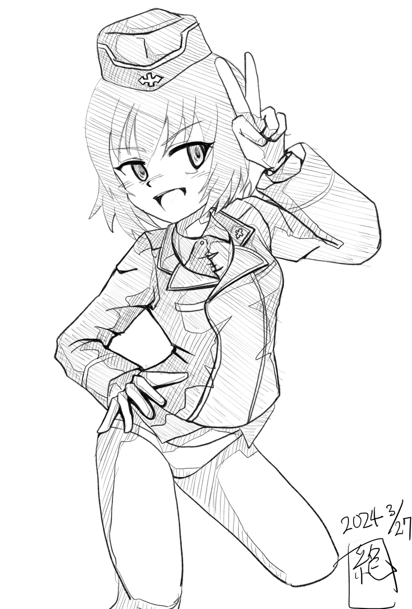 本日は黒森峰のマウ子事 #飛騨エマ生誕祭 であります‼︎
思えば随分前からいるのに ちゃんと名前が発表されたのはごく最近…
苦労人でありますなぁ…ホロリ
元マウス車長 現Ⅳ号車長‼︎
もっと活躍が見たかったぜい…‼︎
お誕生日おめでとうございます‼︎
#飛騨エマ生誕祭2024
#ガルパン