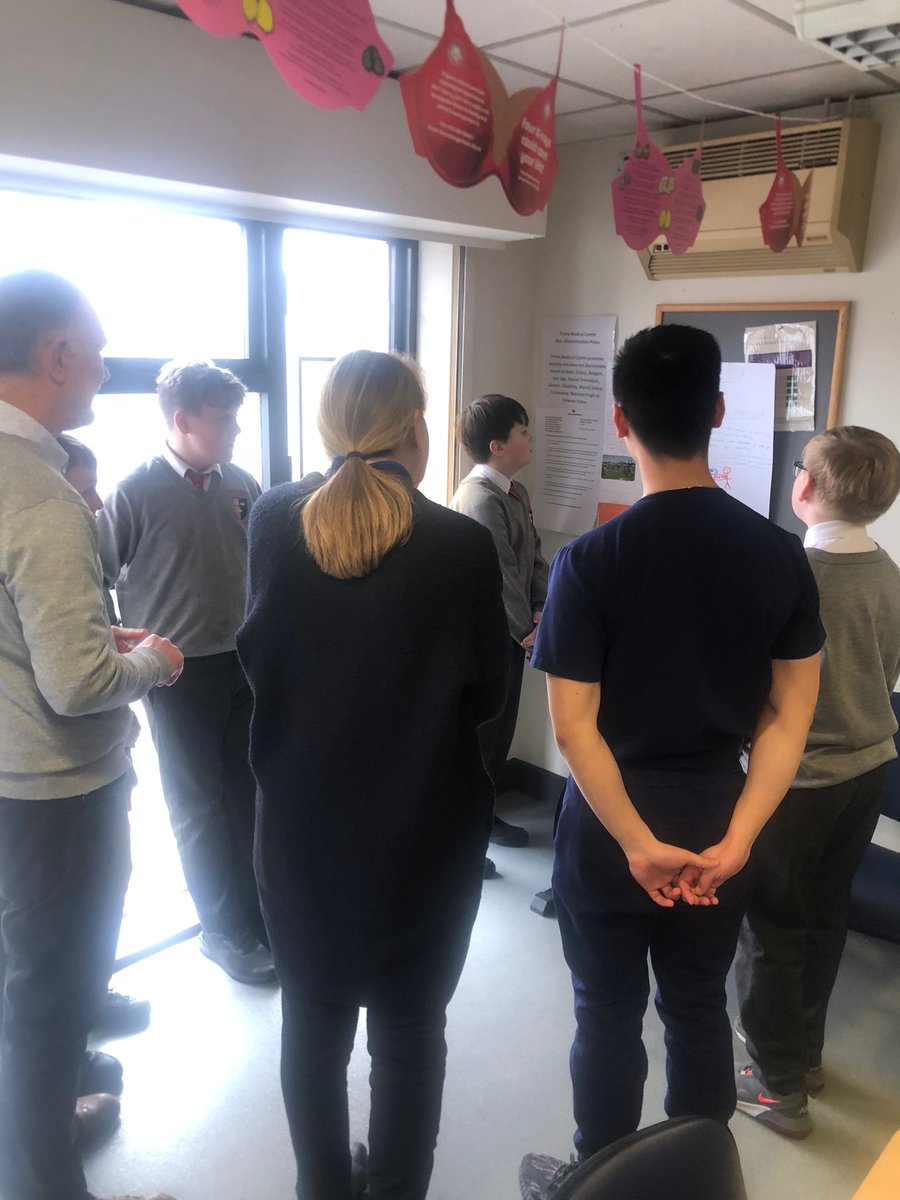 Some of our Year 6 children paid a visit to Priory Medical Centre on Wednesday as part of their Learning to Serve Project. We had some lovely comments from staff and patients about our the way our children spoke and presented.