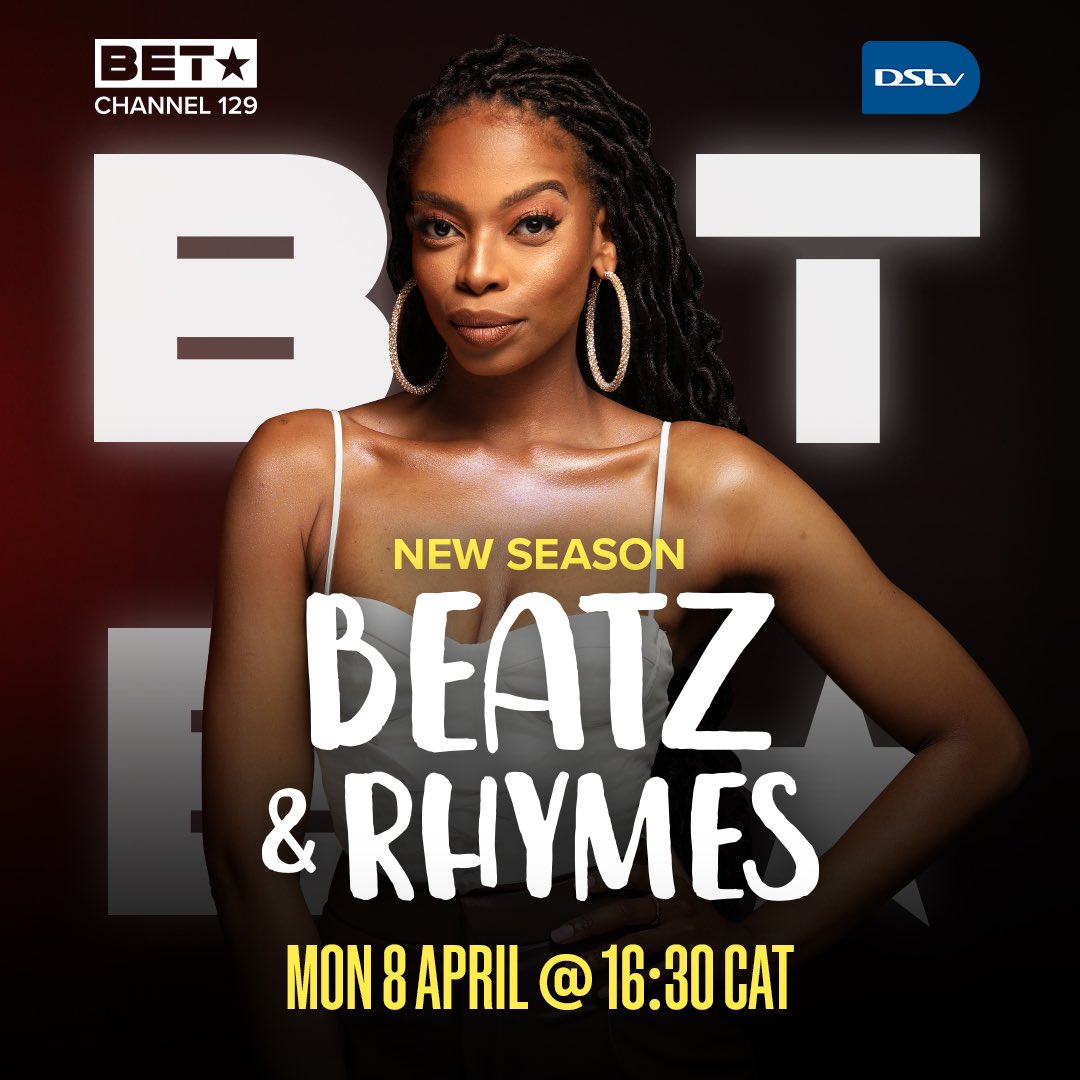🚨 New Season Alert!🚨 Beatz and Rhymes is back in an all new timeslot with a new fresh host @AyandaMVP and the all new guests to set your weekday afternoons a lite. It's all about vibes, good times and celebrating black excellence 🔥 📺 Starts 08 April Mon -Fri @16:30 CAT on ch…