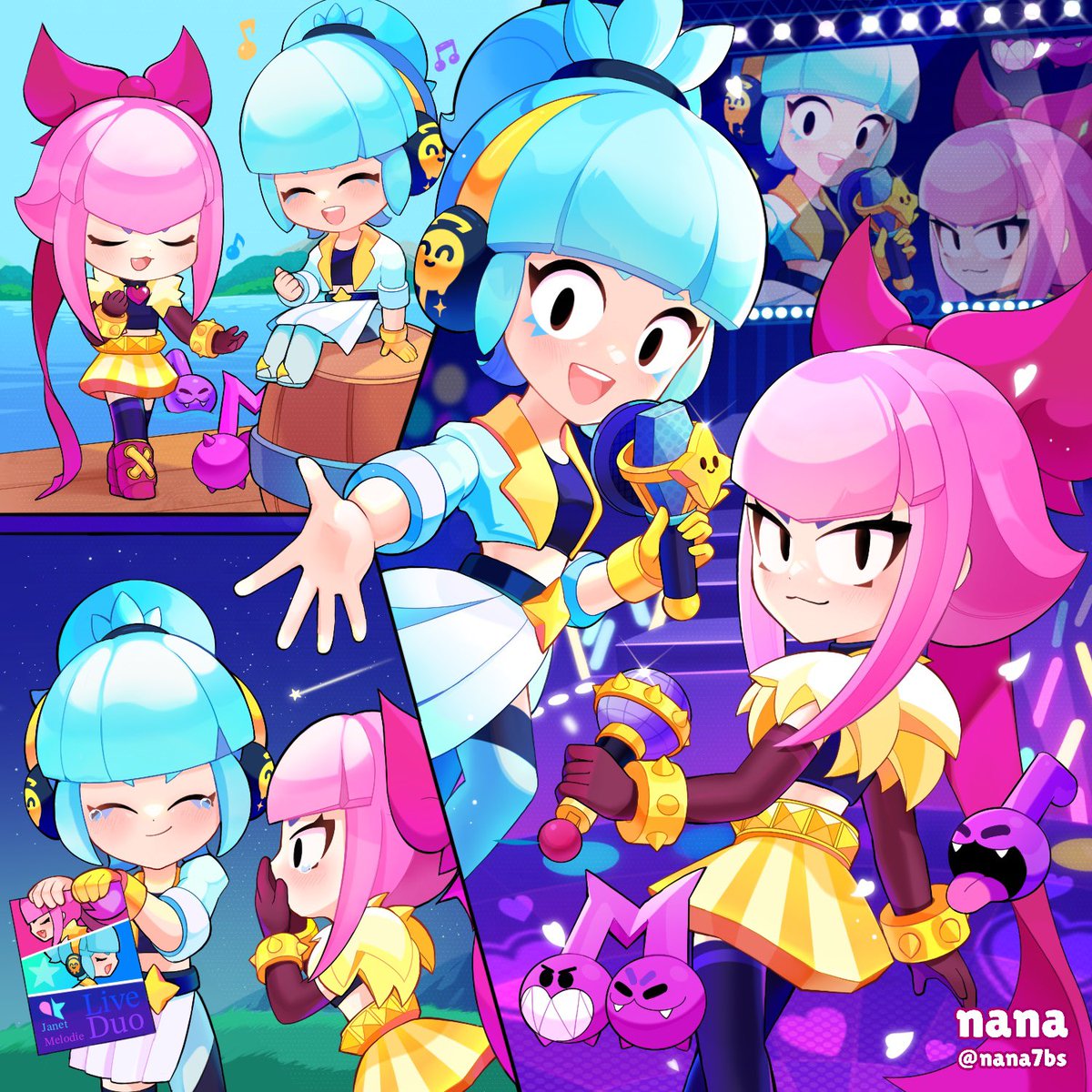 I love MELODIE 🩷#BrawlStars