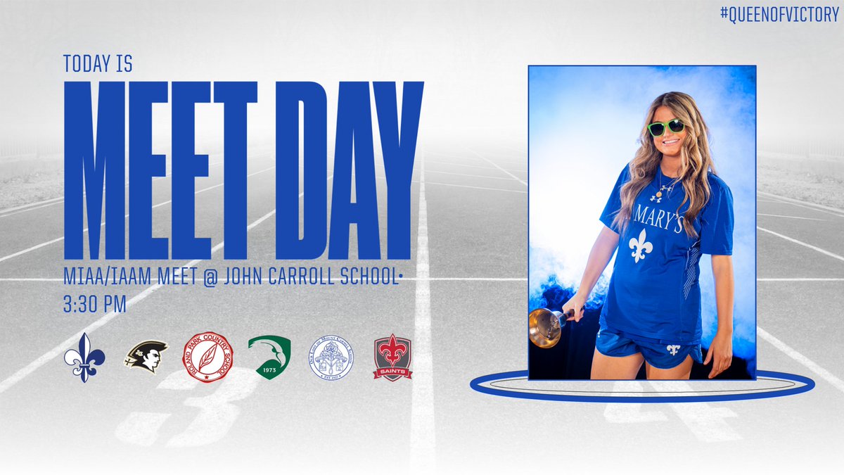 Saints_Track's tweet photo. Join us for our first meet of the season at John Carroll School today at 3:30! https://t.co/hyolcIt0Sw