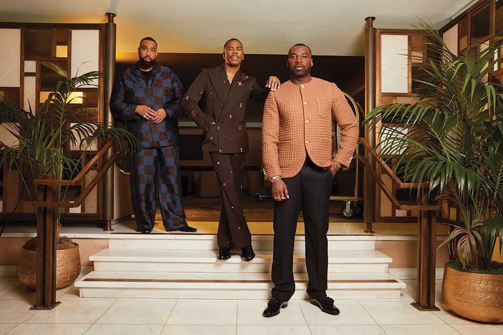 Colman Domingo and Wayman + Micah photographed by Munachi Osegbu for THR’s Power Stylists Issue