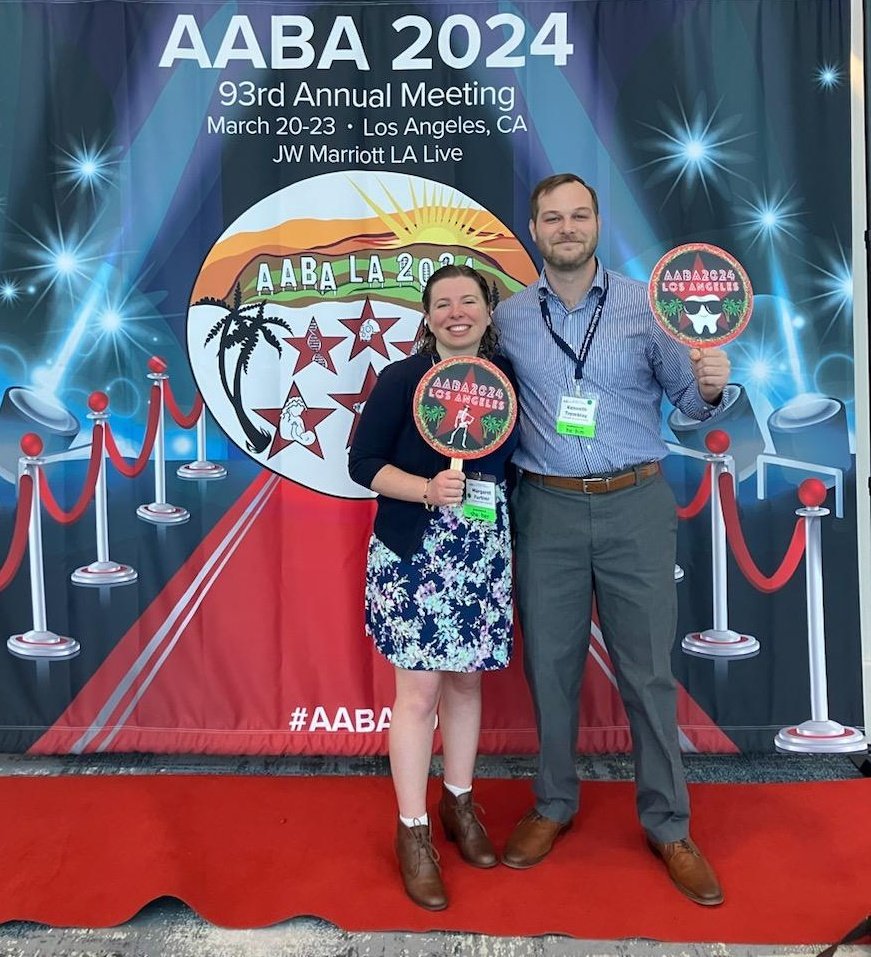 KenTremblay1's tweet photo. Had an excellent #AABA24 conference! Met up with some old and new friends, saw some awesome research, and won a student poster award from the Dental Anthropology Association! https://t.co/WZRqjbwBnh