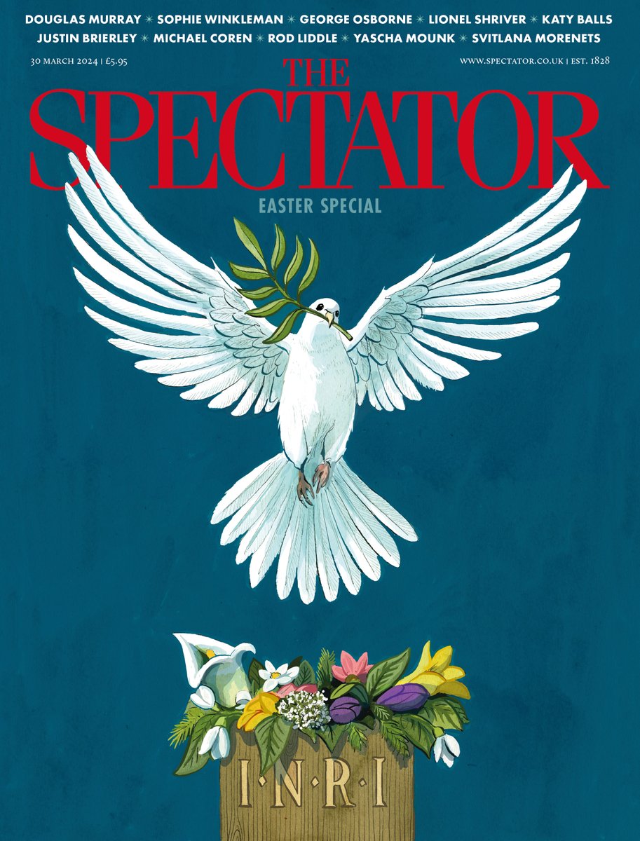 🗞 The Spectator Easter issue ✍️ In the mag: • Douglas Murray: the lost art of forgiveness • Svitlana Morenets: can IVF save Ukraine’s plunging birth rate? • Katy Balls: inside Sue Gray’s Labour party spectator.co.uk/subscribe-now