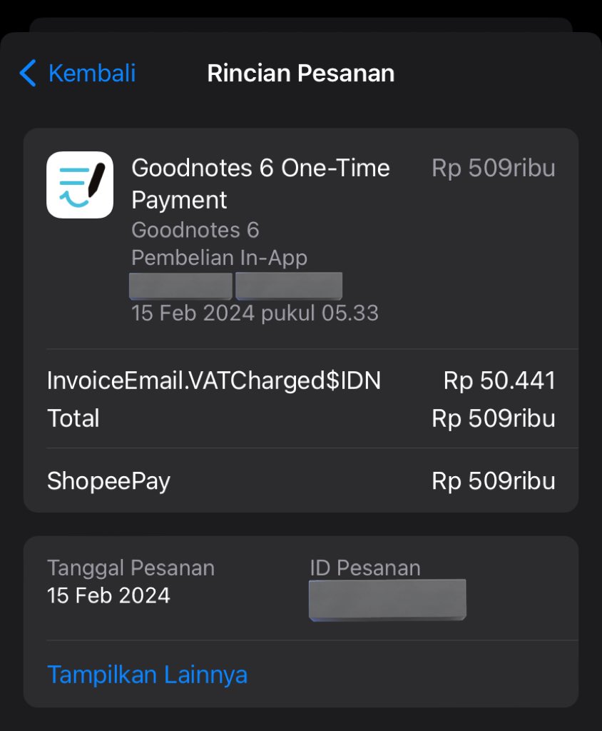hati" bgt ya kalau nerima cust apalagi dari #zonauang aku baru kecolongan akun goodnotes seharga 509.000. skrg banyak scam bukan dari seller aja tapi ada juga buyer yang ga tanggungjawab kaya gini. siapapun km yg udh jahat di bulan puasa semoga cepet sadar ya. gk ikhlas ak