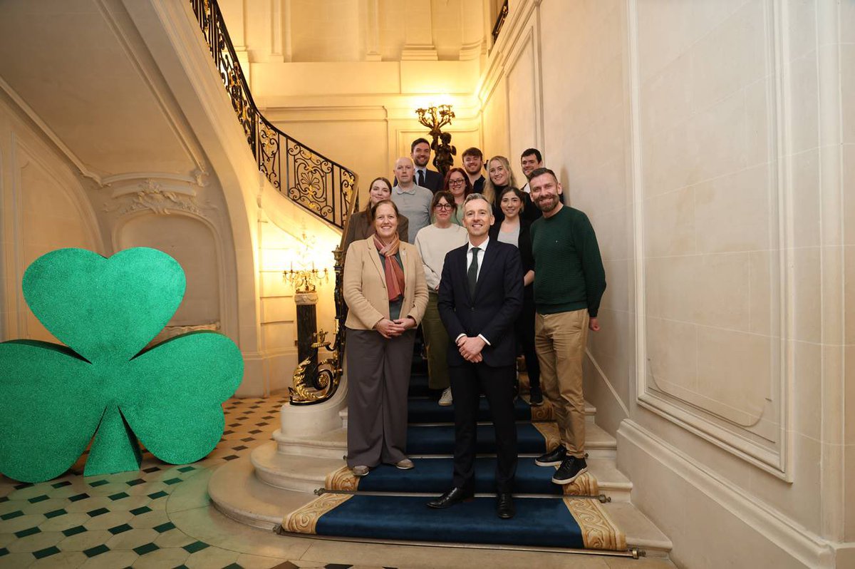 A un peu plus de 150 jours du début des Jeux Paralympiques, nous avons été ravis d'accueillir l'équipe de @ParalympicsIRE à l'Ambassade pour discuter de la planification et des préparatifs des Jeux.