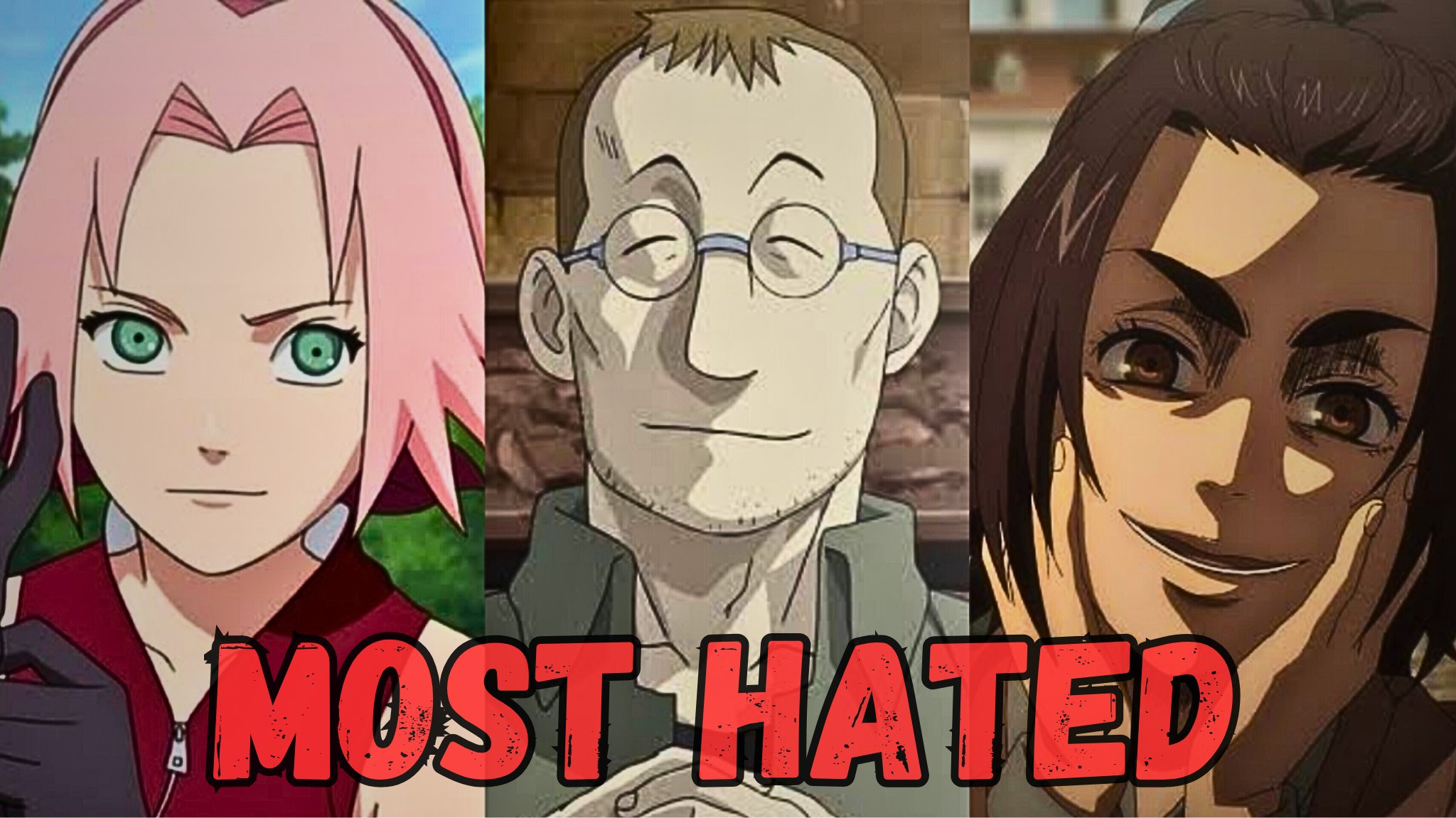 Most Hated Anime Characters Of All Time - YouTube