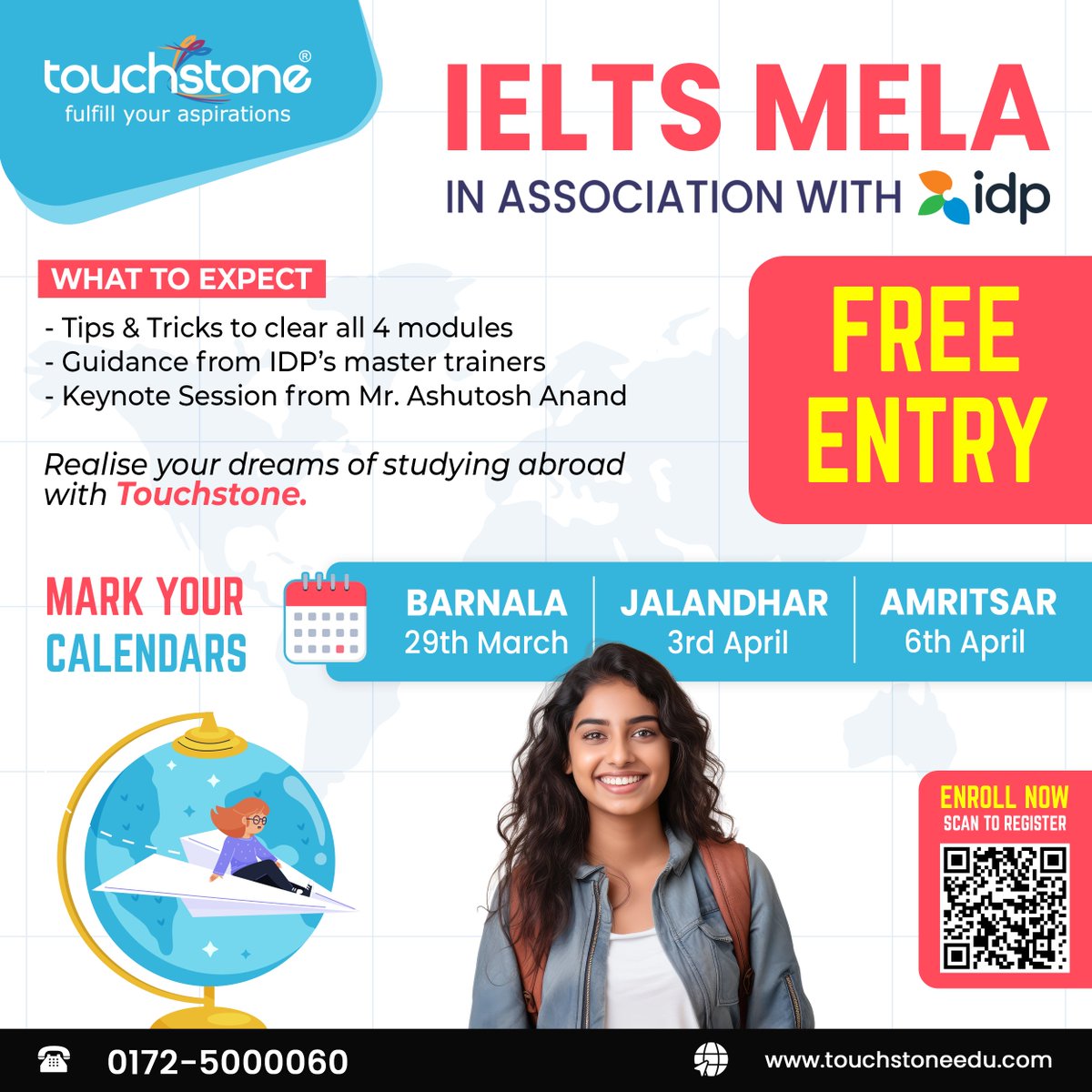 Ready to conquer the IELTS and achieve your dreams of studying or living abroad? Join Touchstone Educationals in collaboration with IDP.Gain expertise in all four modules with insights and strategies from our experienced instructors.
#IDP #idpielts #educationalcollaboration
