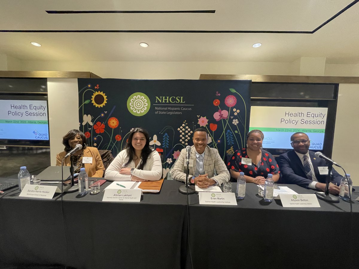 Our team has been BUSY! Kudos to all of the SHLI team members who joined the Quad Caucus of State Legislators for their Health Equity Policy session. It was an engaging conversation about the productive work that the SHLI team is doing.