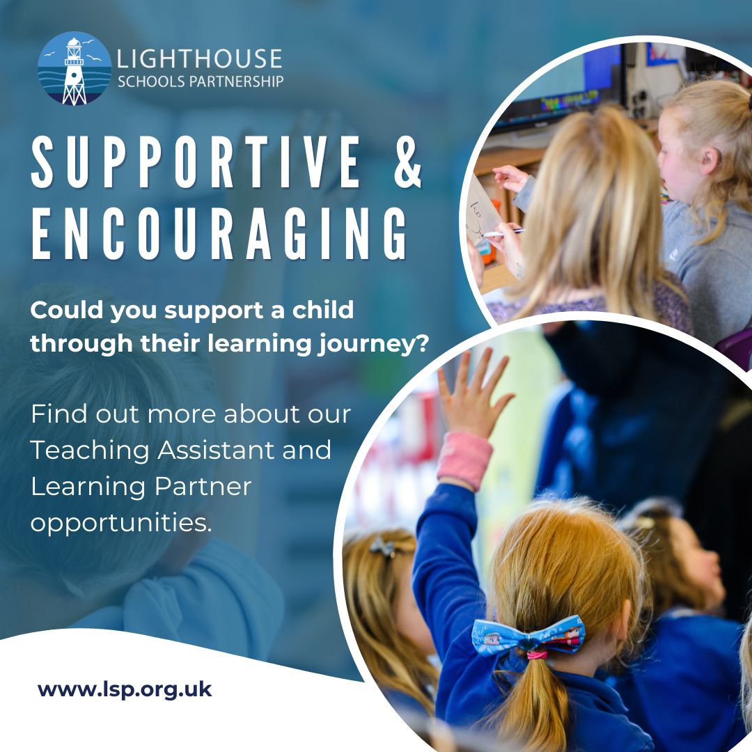 Could you support a child through their learning journey? Find out more about the vacancies we have at Lighthouse Schools Partnership: eteach.com/jobs?empNo=519…