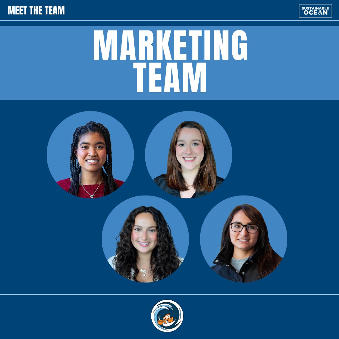 The Marketing Team creates all the social media posts, event posts, the website, and sponsorship packages 🌊🎉
Continue reading about their research what sea creatures they would be 🐬🪼🪸🐙

#SOC2024 #TidesofTomorrow #sustoceanconf #SustainableOceanConference