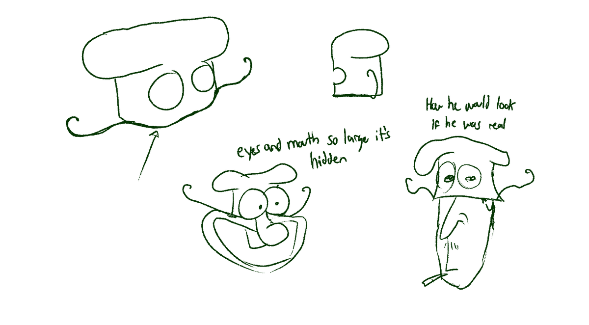 Did you know that noise's mustache is part of his mask