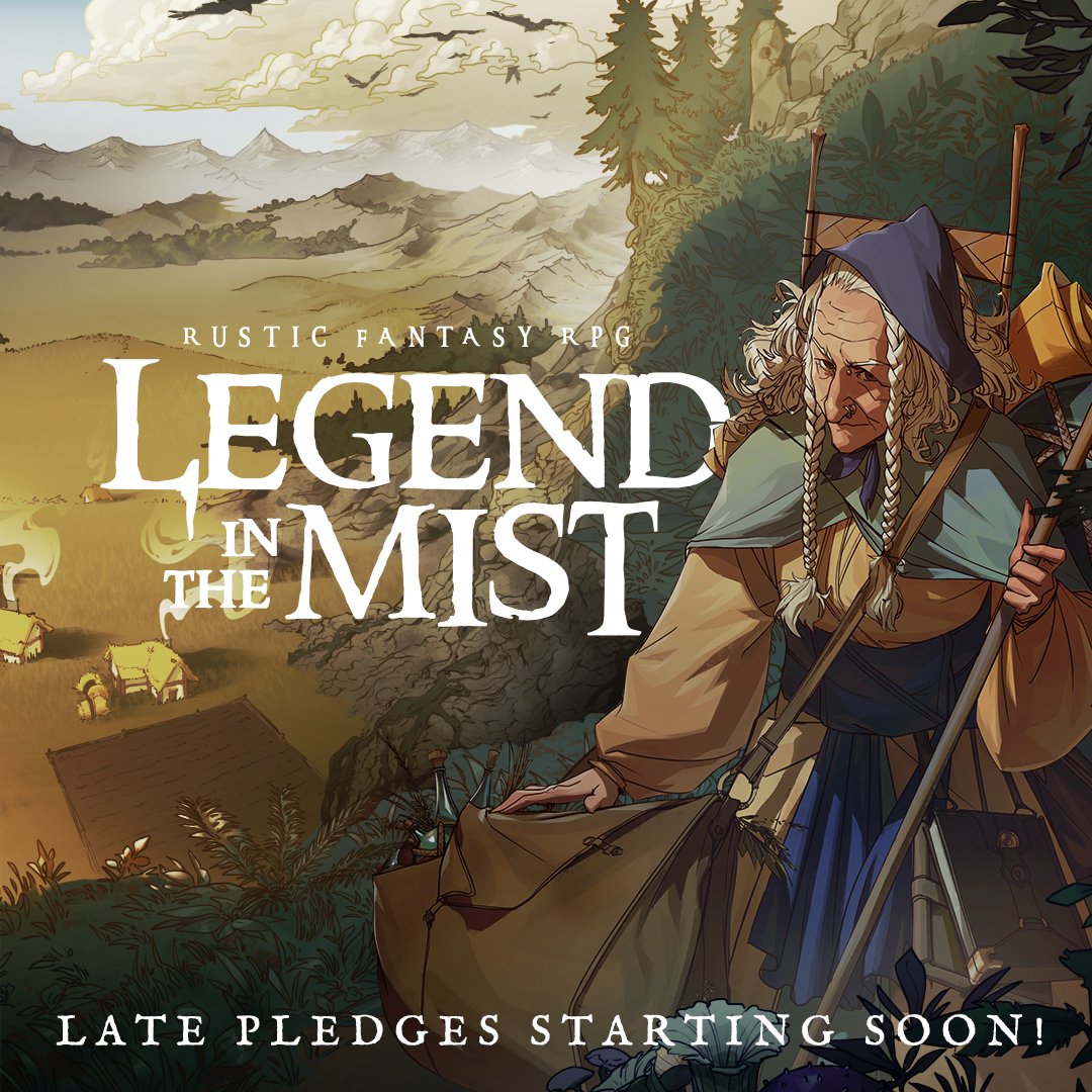 The campaign is over but the campfires still burn. If you missed your chance to back the Legend in the Mist #Kickstarter, get ready as late pledges open next week! In the meantime, learn more about this game on the Kickstarter page: kickstarter.com/projects/sonof… #ttrpg #rpg