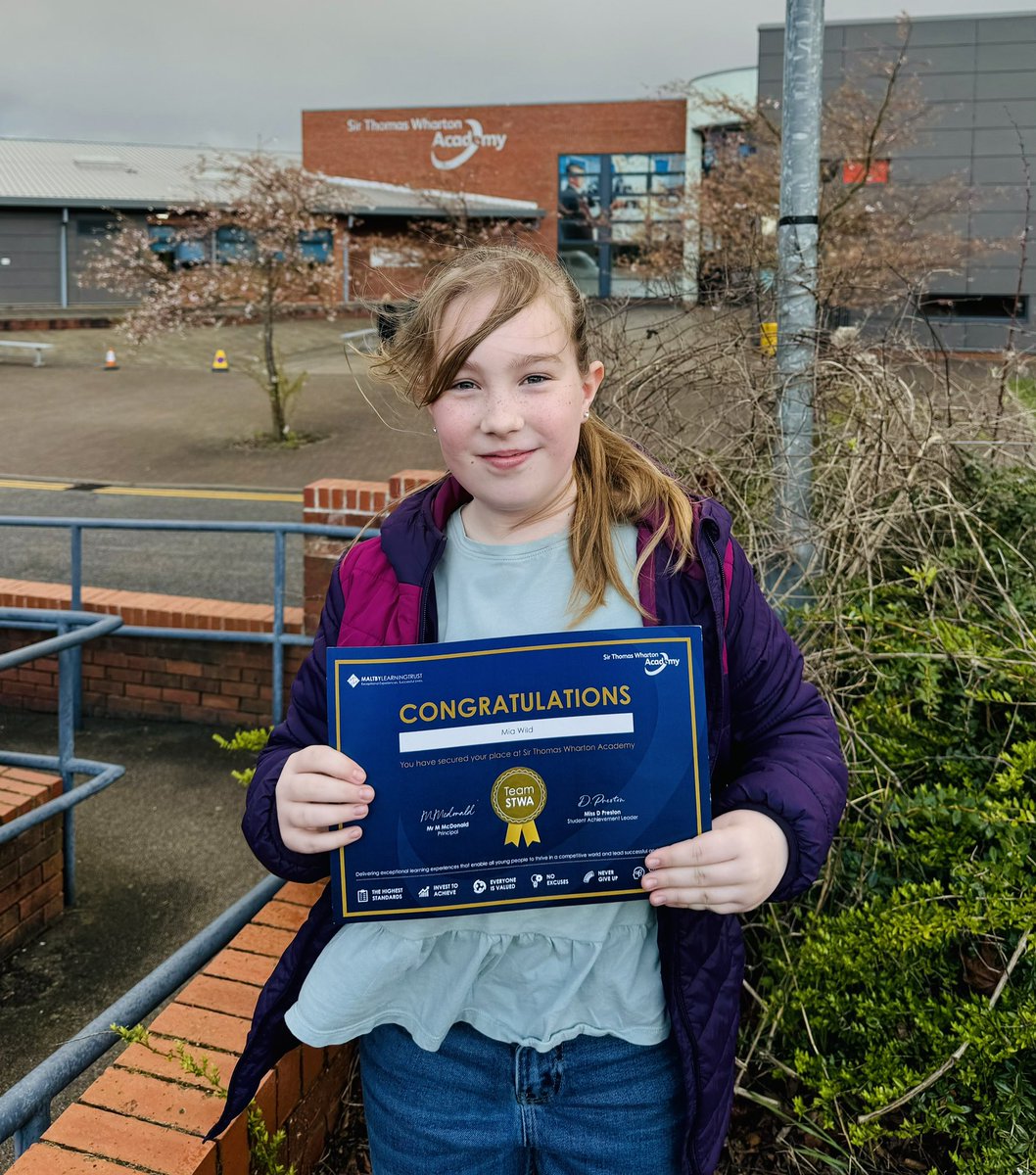 Leewild16's tweet photo. @STWAcademy Mia is glad to be joining STW in September we sneaked a photo in on our visit for the Matilda show #STWATransition24 https://t.co/EbiEHmNG8M