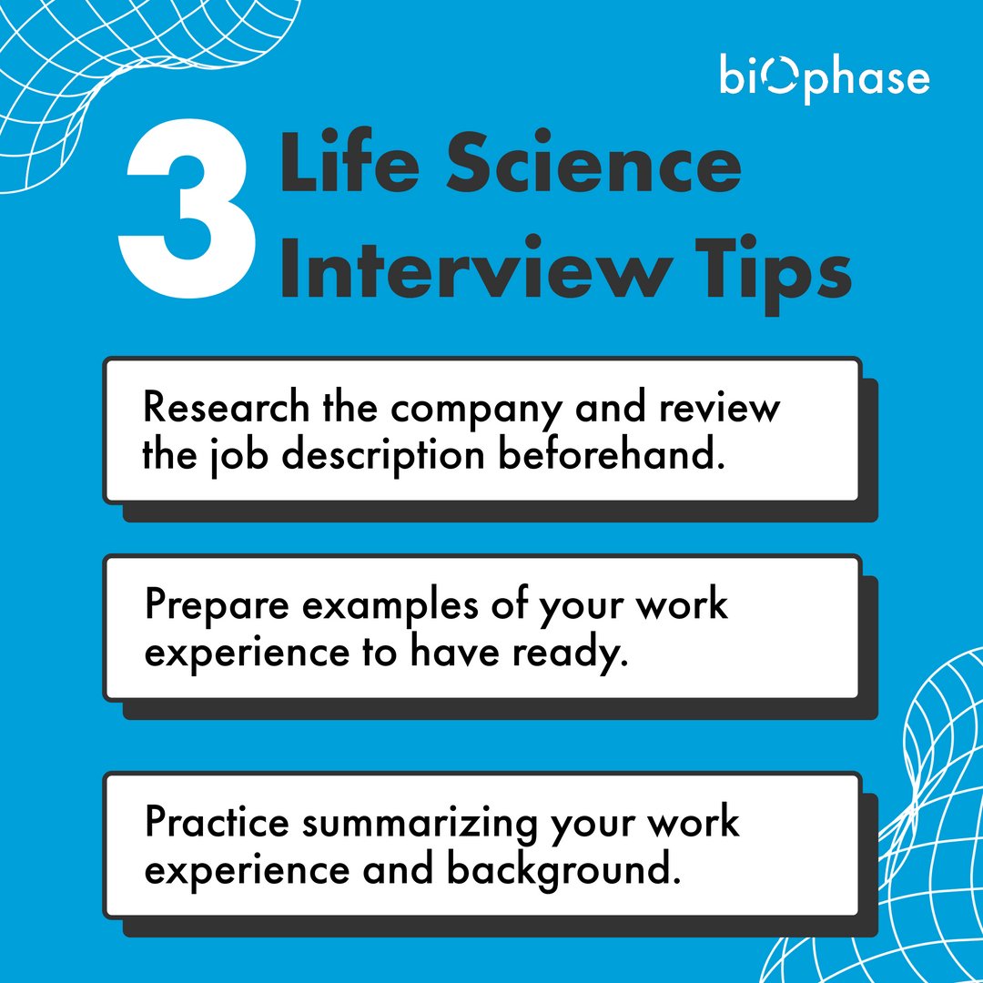 🚫 Don't make the mistake of not preparing for your job interview. Here are three simple ways to get started! 

#LifeScience #BiotechJobs #BiotechRecruiters