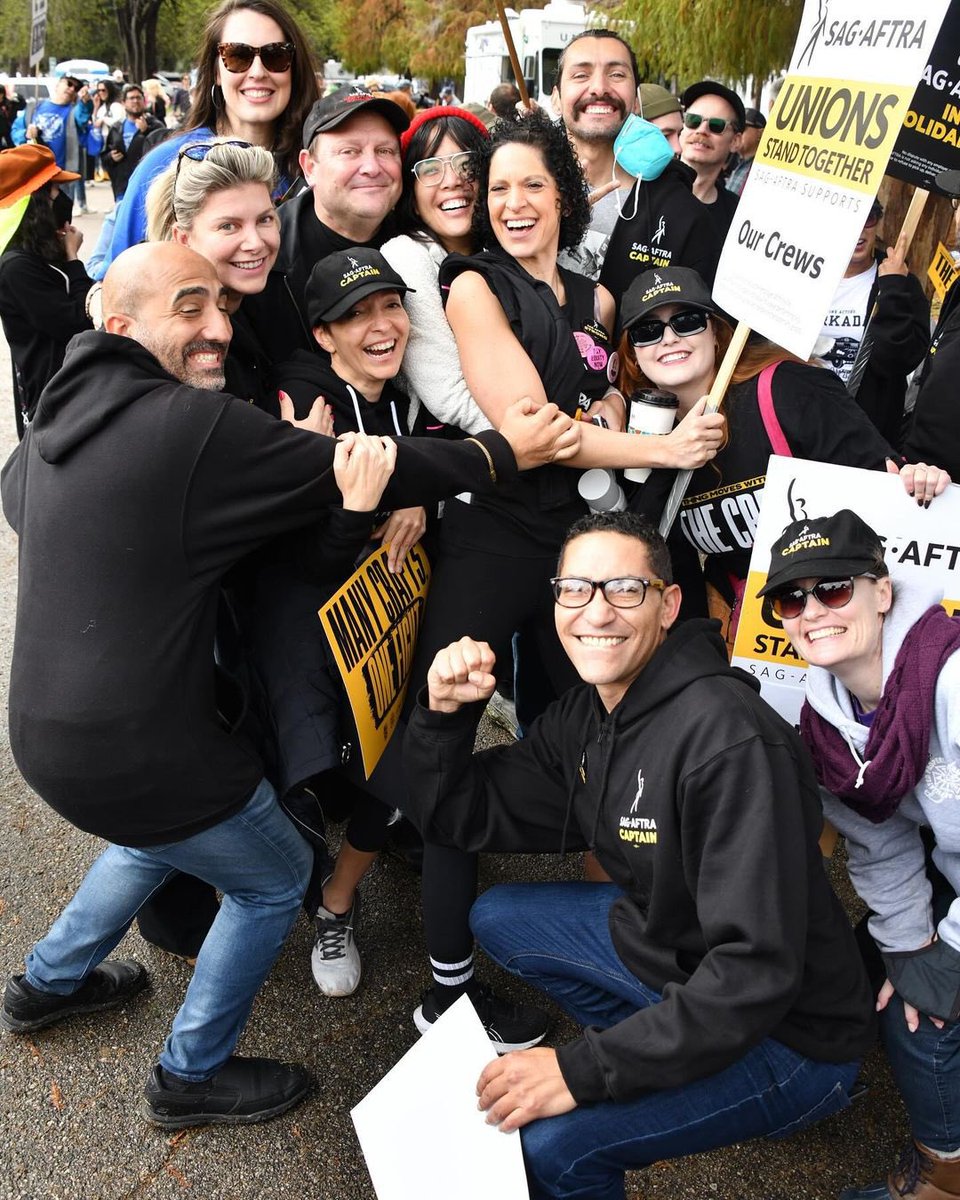 Nothing moves without the crew. Congrats to @IALocal695 for reaching a tentative agreement w/ the AMPTP! It ain't over, till we say it's over. Sending strength & solidarity to @iatselocal80 , @IATSELocal706 , and IATSE Local @MPEG700 this week. Y'all had our backs. We have yours.