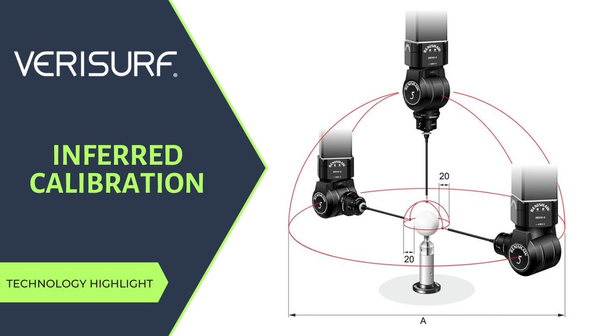 Technology Highlight – INFERRED CALIBRATION – 5-axis CMM technology from Renishaw is a much abbreviated calibration process that reduces probe qualification time in the CMM cycle. zurl.co/8JNR #verisurf #mastercam #cmmprogramming #metrology #manufacturing