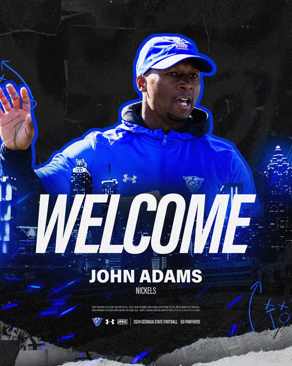 Welcome to Atlanta, Coach Adams! #LightItBlue | #NewAtlanta