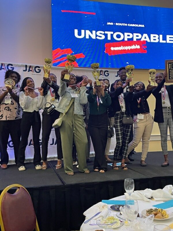 Great things are happening <a href="/LakeMarionHS/">Lake Marion High School</a>… Congratulations to our JAG team who earned another State Championship today!! Congratulations to our students and advisor Mrs. Sonya Allen for their commitment to Excellence! #ProudPrincipal <a href="/ocsdsc/">Orangeburg County School District</a> <a href="/fosteringocsd/">Dr. Shawn Foster</a> <a href="/Glover_Viking/">Sean Glover</a>