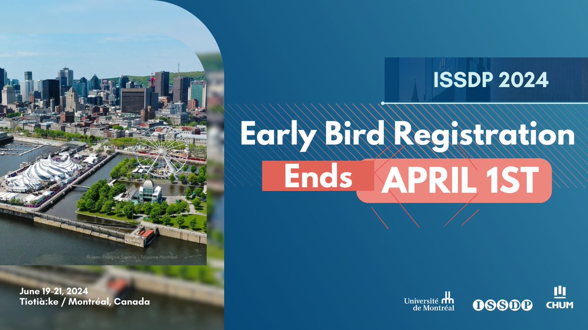 Early bird registration for ISSDP 2024 is closing soon! To register at the reduced rate: event.fourwaves.com/issdp2024/pages #issdp2024 @ISSDrugPolicy @ijdrugpolicy @DrCaitlinHughes @BeauKilmer