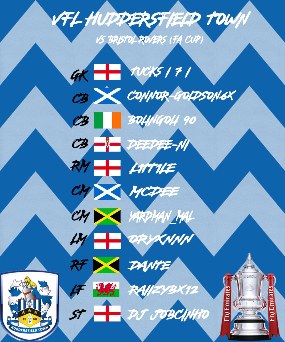 Tonight Like up for FA CUP 
Vs Bristol Rovers 8:30pm UK 
<a href="/TheVFL_/">VFL</a> <a href="/proclubs_weekly/">Pro Clubs Weekly</a>