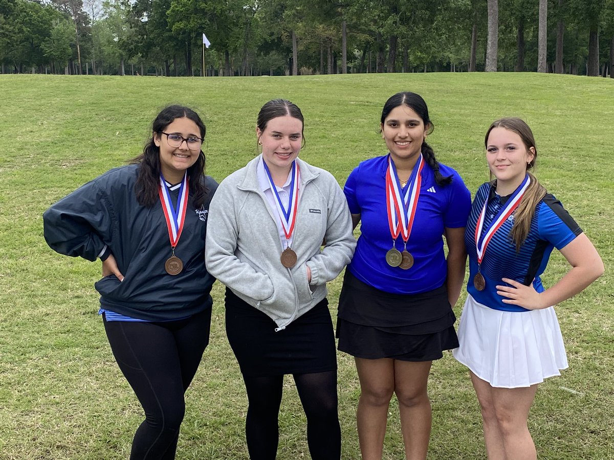 Congrats to our girls team for finishing third at the district tournament.