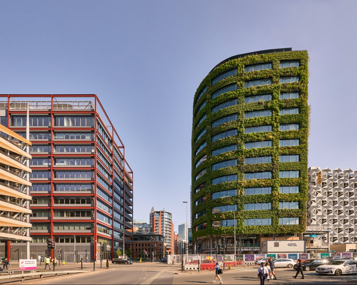MakeArchitects's tweet photo. 🍃@EdenNewBailey in Salford, Greater Manchester has reached practical completion!  

Explore our latest case study where we dive deep into Eden’s living wall, its structural performance, and our approach to #sustainabledesign.   

https://t.co/M9MvHZKaNi

📷 Make + @paulkaralius https://t.co/xd4sxytuPM