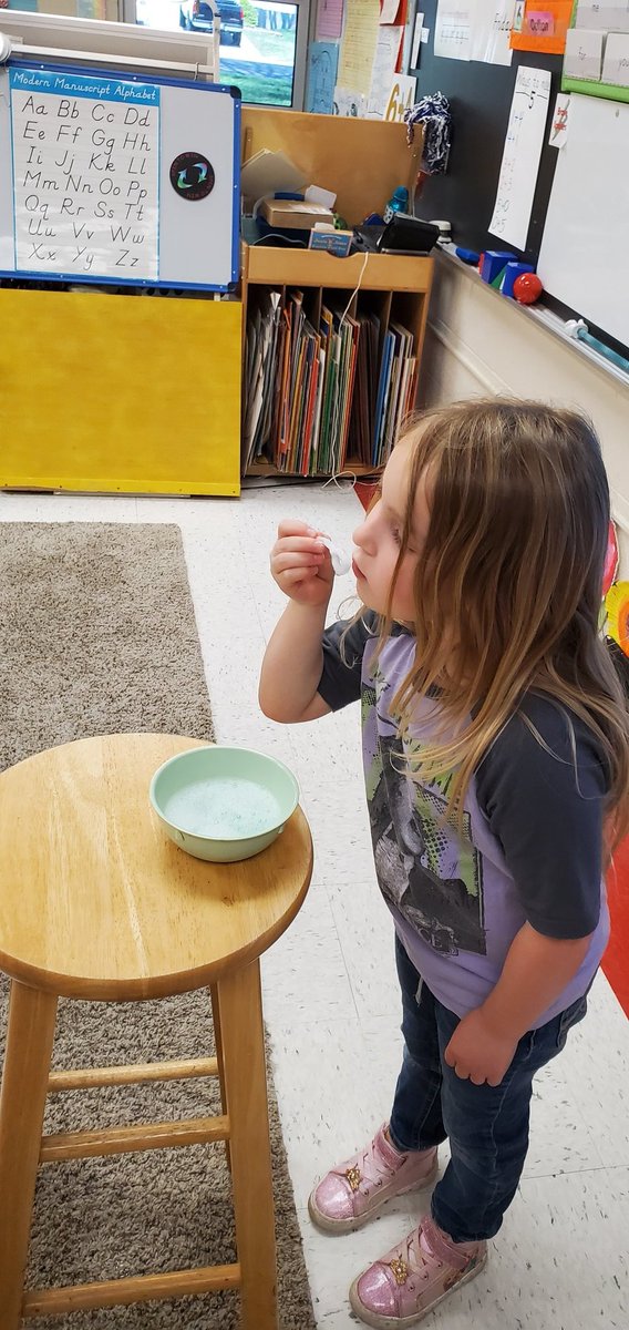 MsLieferKdg's tweet photo. Experimenting with shaped bubble wands to see what kind of bubboe comes out. #redbud132 https://t.co/eJz4zYJwdf