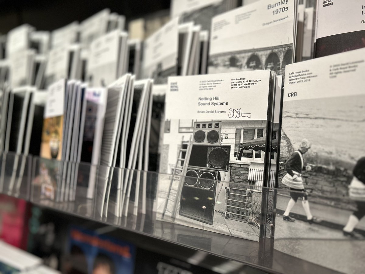 Restock of signed copies of my @caferoyalbooks Sound Systems book at @TPGBookshop @TPGallery #soundsystems #bassculture #caferoyalbooks