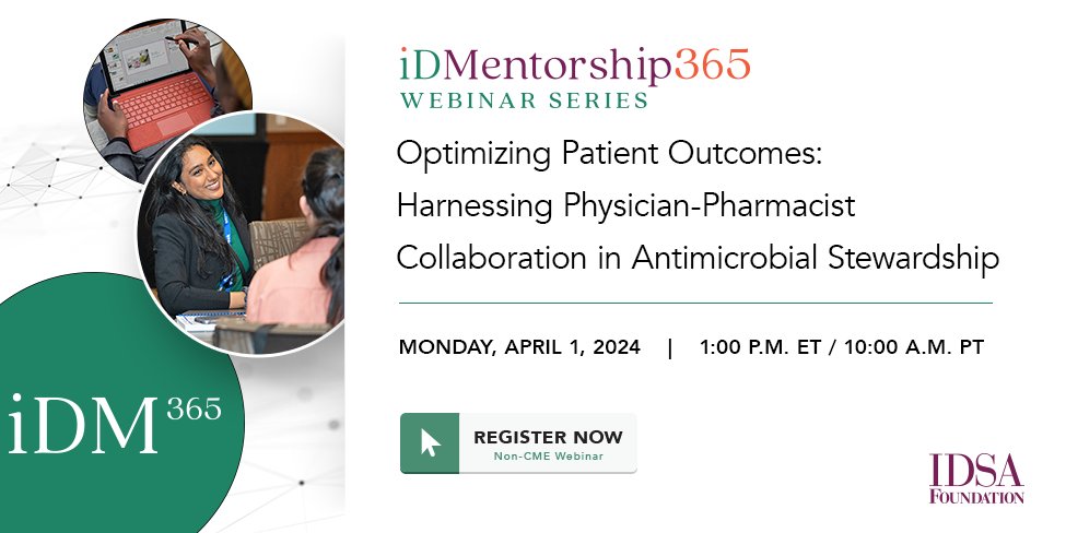 Excited to chat about the importance of Physician-Pharmacist collaboration in Antimicrobial Stewardship on Monday! Come join the conversation! Meeting registration: lnkd.in/edMABtP3