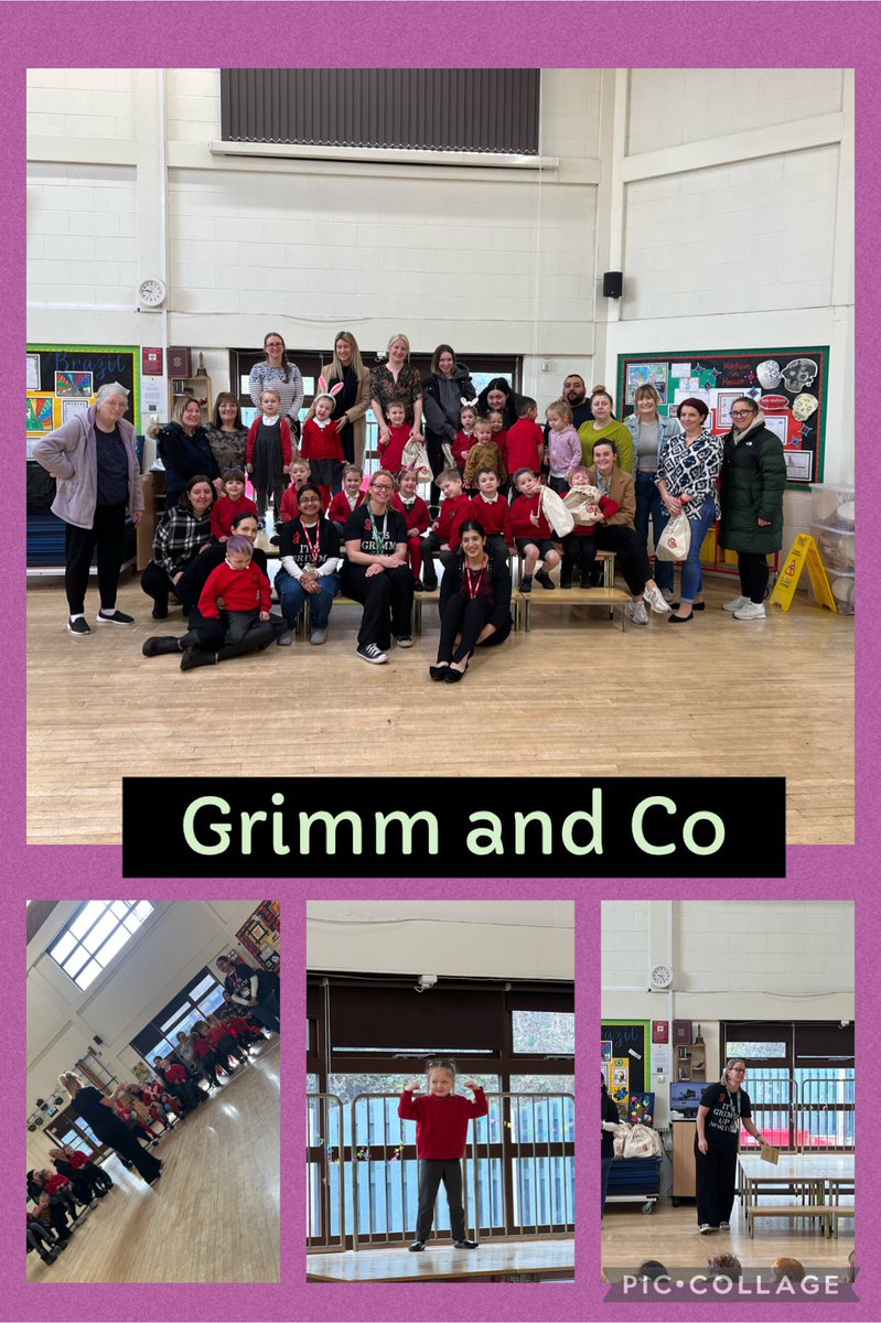 Well done to all the families in EYFS who attended the family learning this term. The children have had so much fun developing stories and then performing to their friends. Thank you @GrimmAndCo for all your hard work and our goodie bags which had our personalised book. 📕