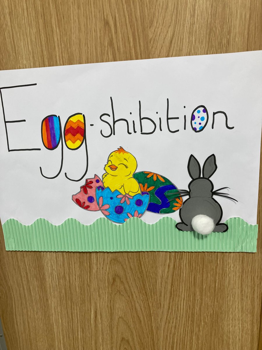 RosecliffeSpen1's tweet photo. We are so eggcited for the grand opening of Rosecliffe Spencer Eggshibition. Such a wonderful display of creative from our fantastic families. It's going to be cracking. 
#spencertrust #Easter #Primaryschool https://t.co/JWaKPWFehL