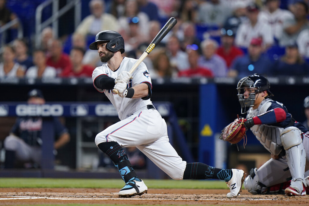 NRMedia50's tweet photo. Yankees made a great trade today by getting infielder/outfielder Jon Berti from the Marlins with DJ and Oswald injured right now as we get ready for another opening day which starts tomorrow 💯⚾👍🔥 #NRMedia #RepBX #OpeningDay #JonBerti https://t.co/Buc6aDCL4J