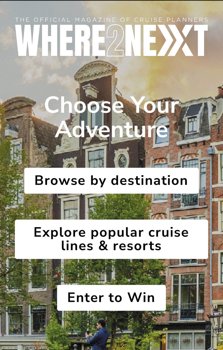 Ready for your next big getaway? ✈️ 🏖️ 🏔️ 🚢 
This week is your last chance to take advantage of exclusive offers. Plus, win a cruise for two on Virgin Voyages. Details👇 

letsglobetrot.com/digitalContent…

Nish Verma, Travel Advisor

#travel #vacation #win #contest #deals #TravelTheWorld