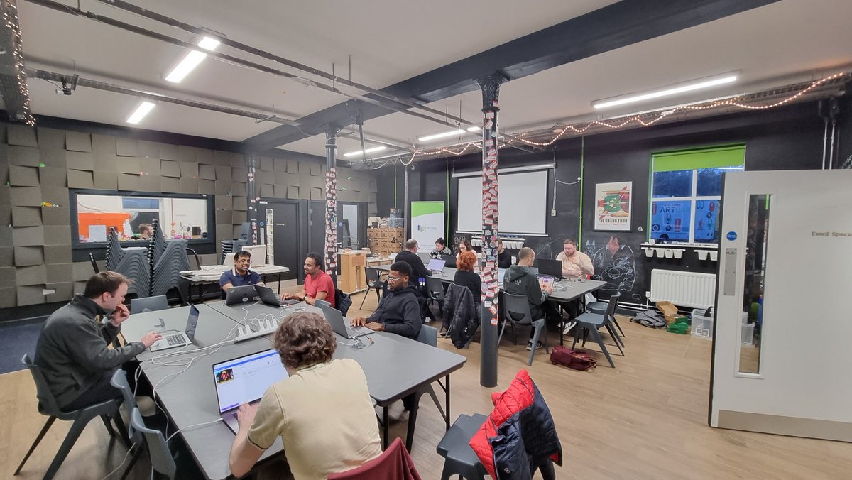 this momths micro:bit workshop is underway at <a href="/FarsetLabs/">Farset Labs Hackerspace</a>