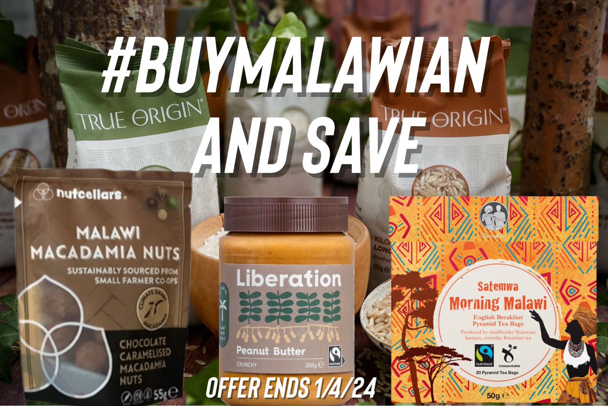 True Origin Food (@trueoriginfood) on Twitter photo Still time to save 25% on #FairTrade Kilombero Rice in our #BuyMalawian celebration. 10% off Fair Trade nut & tea products grom <a href="/EatLiberation/">Liberation Foods</a>, <a href="/Nutcellars/">Nutcellars</a> & <a href="/revolvercoffee/">Revolver Coffee</a>. The aim of the <a href="/UKinMalawi/">UK in Malawi</a> campaign is to support sustainable development bit.ly/3v69zGt Still time to save 25% on #FairTrade Kilombero Rice in our #BuyMalawian celebration. 10% off Fair Trade nut & tea products grom <a href="/EatLiberation/">Liberation Foods</a>, <a href="/Nutcellars/">Nutcellars</a> & <a href="/revolvercoffee/">Revolver Coffee</a>. The aim of the <a href="/UKinMalawi/">UK in Malawi</a> campaign is to support sustainable development bit.ly/3v69zGt