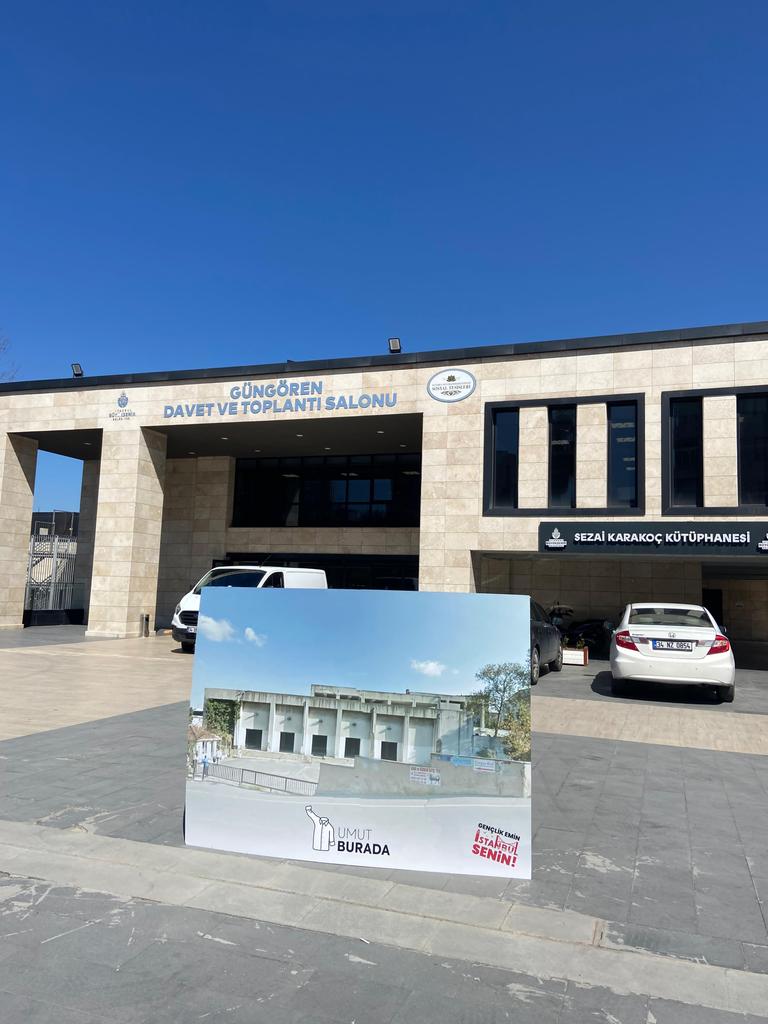 UMUT BURADA!

Siz de İstanbul'un sokaklarında yürürken umudu görebilirsiniz.

📍 Beylikdüzü Meydanı 
📍 Beylikdüzü Yaşam Vadisi
📍 Mecidiyeköy Meydanı 
📍 Güngören Davet ve Toplantı Salonu