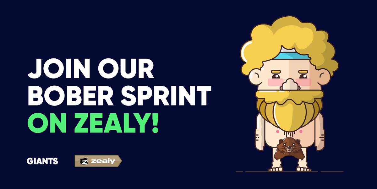 Look at that Giant Bober! 👀⚠️ 
Are you a Giant Bober Holder? Then today is your lucky day! Join our  Village and our $BOBER sprint! 🤪 zealy.io/cw/giantsvilla… 
Let's Meme together! Exclusive Bober-themed Giants NFTs and funny activities ahead with prizes!💸
$BOBER @BoberonMVX