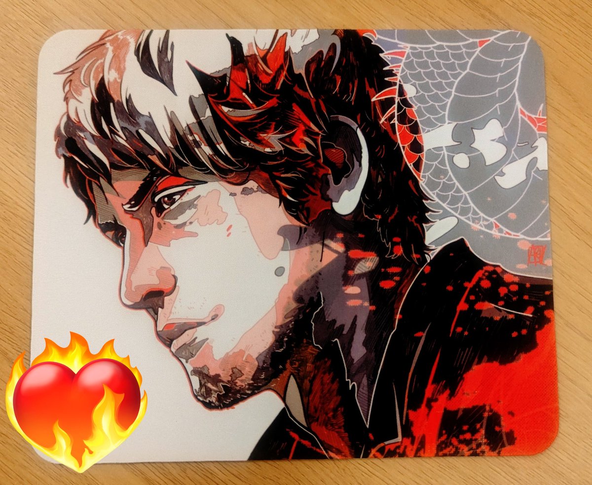 🔥12k GIVEAWAY!🔥 As a big thank you I'm giving away a MOUSE MAT! It turned out really nice and soft 😲 Just like + RT to enter! And for a bonus, tell me your fave thing about Kiryu 🥹 Ends April 7! LOV U ALL ❤️✨