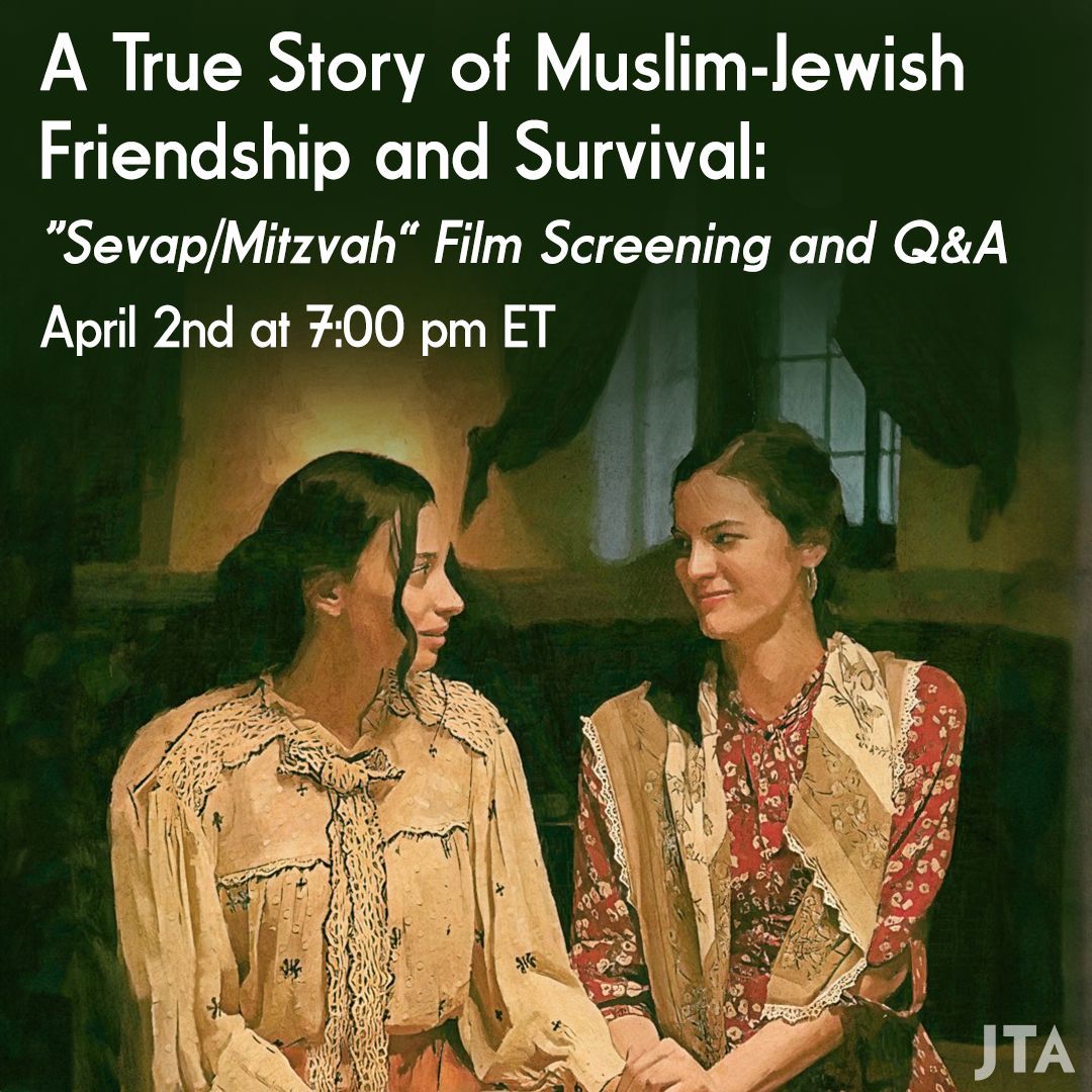 Join <a href="/JTAnews/">JTA | Jewish news</a> for a screening of "Sevap/Mitzvah" followed by a Q&amp;A with the film's director, Sabina Vajrača. Learn more and register here: buff.ly/4axVfVY