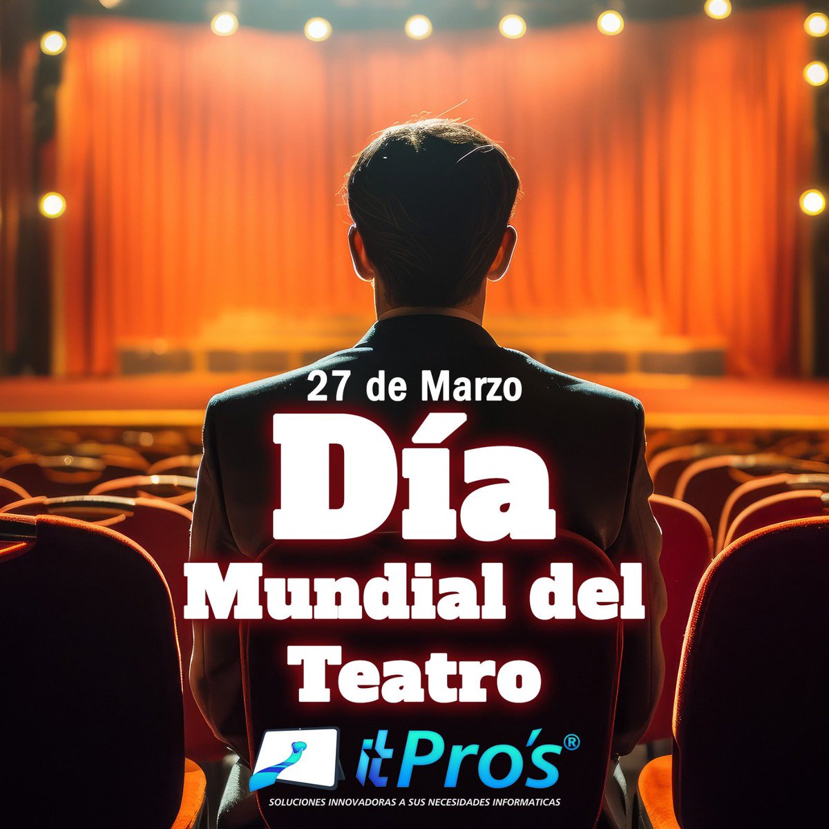 itproshn's tweet photo. Un aplauso para el arte que nos une: ¡Feliz Día Mundial del Teatro! 🎭✨ #UniónEnElEscenario #DíaDelTeatro https://t.co/59YSb8JQ2G