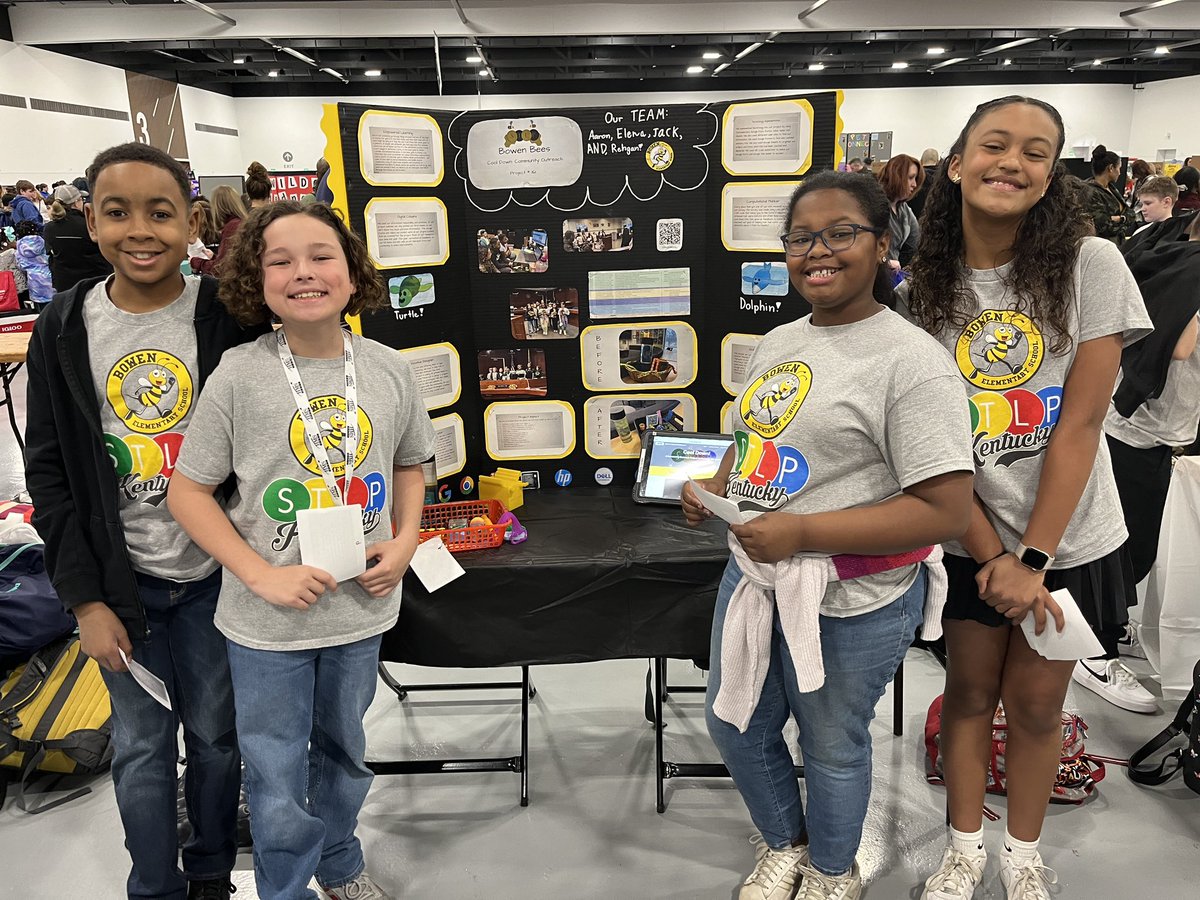 These <a href="/BowenBees/">Bowen Elementary</a> were amazing today as they presented at <a href="/STLPKentucky/">STLP Kentucky</a> State!