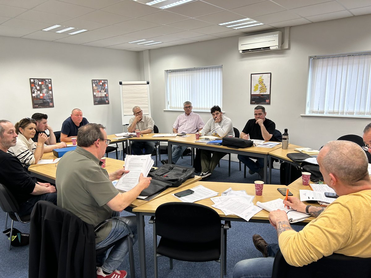 Great day with the British Gypsum reps today working through their issues , doing a great job representing their members @GMBMidlands