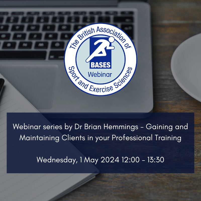We are excited to announce that Dr Brian Hemmings will be presenting an upcoming series of four webinars! The first one is Gaining and Maintaining Clients in your Professional Training, on Wednesday 1 May 2024 12:00 - 13:30. You can sign up for this here bit.ly/3TTU11W