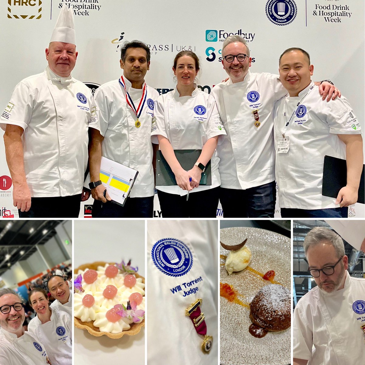 Great to be at @HRC_Event today to judge the last day of @SalonCulinaire at @ExCeLLondon alongside @SorchaTH1, Michael Kwan, @harrythechef and many more expert judges! linkedin.com/posts/willtorr…