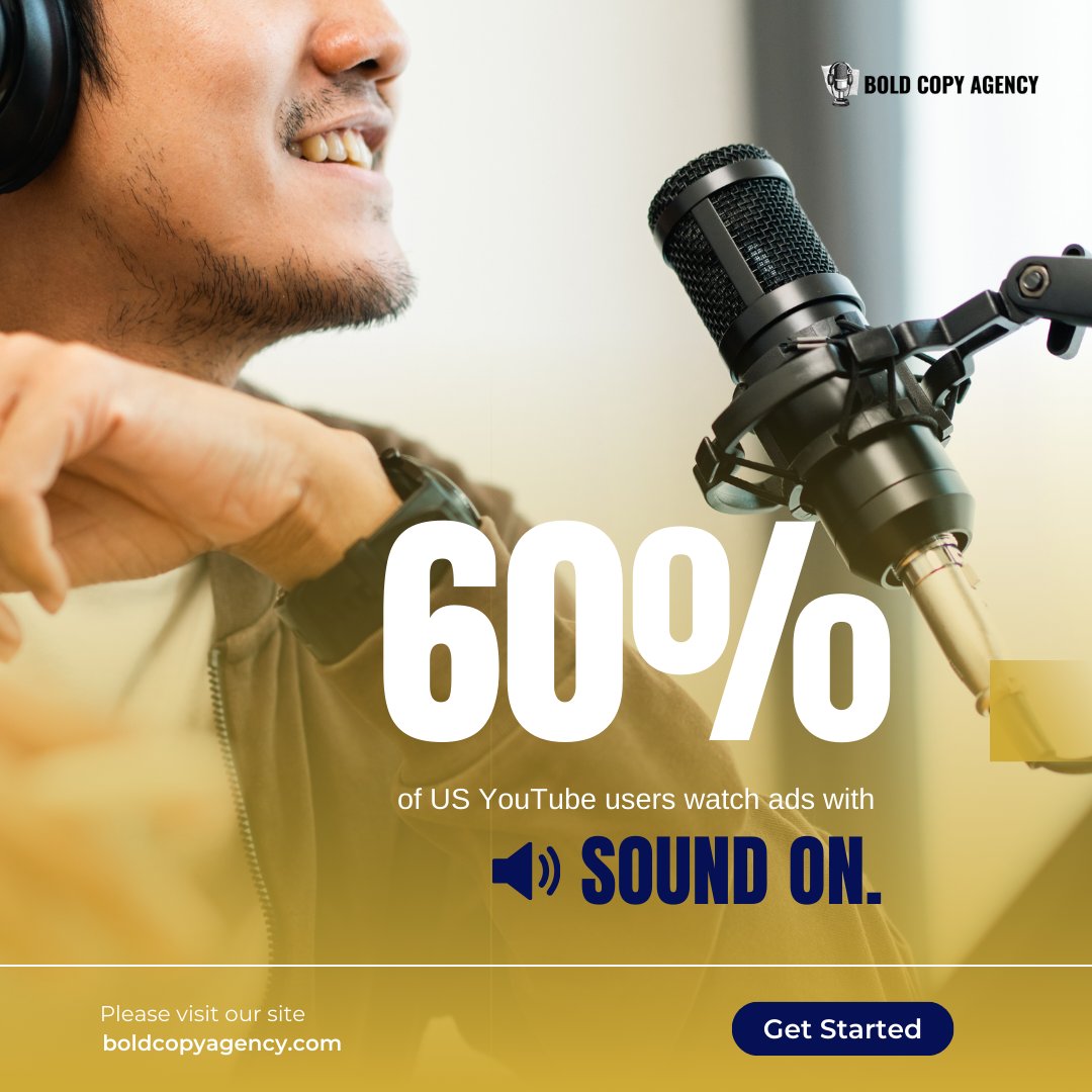 BoldCopyAgency1's tweet photo. DON'T MISS OUT THE POWER OF SOUND IN YOUR ADS!
Are you reaching your audience effectively? π€
Elevate your ads with a professional voice-over from Bold Copy Agency! π Our voice-over services ensure your message is heard.
#marketing #voiceover #voiceoverservices #contentads https://t.co/sTdGOyCa5z