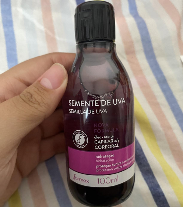 Farmax Óleo Capilar E Corporal 100Ml Uva