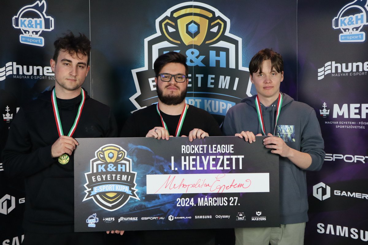 Hungarian Esports Federation (@hunesz) on Twitter photo #EEK #RocketLeague
A Budapesti Metropolitan Egyetem Rocket League csapata Zubor Ádám Gogi vezetésvel az első helyen végzett! Gratulálunk nekik!
#MEFS #KHBank <a href="/hrlt_hu/">HungarianRLTournaments</a> <a href="/gamerlandhu/">gamerlandhu</a> #Samsung #Odyssey #EEK #RocketLeague
A Budapesti Metropolitan Egyetem Rocket League csapata Zubor Ádám Gogi vezetésvel az első helyen végzett! Gratulálunk nekik!
#MEFS #KHBank <a href="/hrlt_hu/">HungarianRLTournaments</a> <a href="/gamerlandhu/">gamerlandhu</a> #Samsung #Odyssey